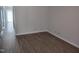 An empty bedroom featuring neutral walls and flooring for a calm living space at 2519 Hitchcock Dr, Durham, NC 27705