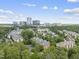 Aerial view of the community with city skyline in background at 340 Allister Dr # 301, Raleigh, NC 27609