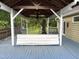 Outdoor deck features a covered shelter, scenic natural views and seating for outdoor entertaining at 4220 Hope Valley Road Rd, Durham, NC 27707