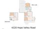 Floorplan showing the layout of the basement and main level at 4220 Hope Valley Road Rd, Durham, NC 27707