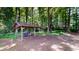 Gazebo with picnic table and BBQ grill located in wooded back yard at 4509 Stevens Chapel Rd, Smithfield, NC 27577
