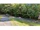 Gravel driveway leading to a house in a wooded area at 5900 Ebenezer Church Rd, Raleigh, NC 27612