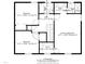 Floor plan showing bedrooms, bathrooms and closets that gives potential buyers a detailed view of the space at 6 W Canterbury Ct, Wendell, NC 27591
