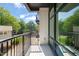 Private balcony offers city views and fresh air at 615 Daniels St # 215, Raleigh, NC 27605