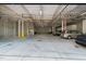 Spacious parking garage offers reserved parking spots for residents at 615 Daniels St # 215, Raleigh, NC 27605