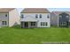 Spacious backyard featuring a well-maintained lawn and a charming screened patio, perfect for outdoor entertaining at 88 Mable Court # 17, Lillington, NC 27546