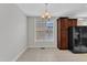 The kitchen area boasts lots of sunlight and a dining area at 9211 Calabria Dr # 104, Raleigh, NC 27617