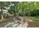 Outdoor brick barbeque in the backyard, perfect for outdoor cooking at 1007 Surry Dale Ct, Apex, NC 27502