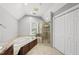 Elegant bathroom with soaking tub, walk-in shower, and ample natural light at 1007 Surry Dale Ct, Apex, NC 27502