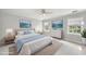 This bedroom has great natural light, neutral walls, and stylish decor to add to a clean comfortable living space at 1007 Surry Dale Ct, Apex, NC 27502