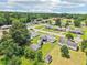 Overhead view of the property and surrounding neighborhood at 102 Pine St, Dunn, NC 28334