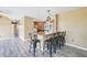 Kitchen bar with stools, seamlessly connecting to the living area for entertaining at 102 Pine St, Dunn, NC 28334