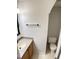 Simple bathroom with light fixtures and sink at 109 Elmview Dr, Cary, NC 27519