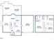 Detailed floorplan showcasing the layout of the home, including dimensions and room names, offering a clear view of the property's design at 109 Elmview Dr, Cary, NC 27519