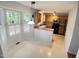 Inviting eat-in kitchen featuring wood cabinets and ample counter space at 109 Elmview Dr, Cary, NC 27519