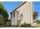 The home features a back deck, large windows, and neutral siding at 109 Faldo Cv, Raleigh, NC 27603