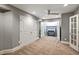 Finished basement provides ample storage with large closets and potential for multiple uses at 117 Synandra Ln, Holly Springs, NC 27540