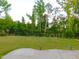 Fenced backyard featuring a lawn and bordering woods at 1311 Arena Ln, Fuquay Varina, NC 27526