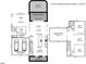 Detailed floor plan showcasing the layout of the home, including dimensions and room names at 1311 Arena Ln, Fuquay Varina, NC 27526