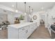 Expansive kitchen with a large island, sleek finishes, and a seamless transition to the living spaces at 140 Summer Mist Ln # 159, Clayton, NC 27527