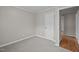 Neutral bedroom with new carpeting at 1416 Chestnut St, Roxboro, NC 27573
