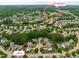 Neighborhood aerial view showing home's proximity to Ballentine Elementary School and Park at 1514 Hinchliff Ct, Fuquay Varina, NC 27526