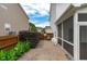 Brick patio and fenced backyard offering privacy and space for outdoor enjoyment at 1514 Hinchliff Ct, Fuquay Varina, NC 27526