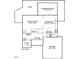 First floor plan showing Gathering room, kitchen, dining, and access to screened porch and patio at 1514 Hinchliff Ct, Fuquay Varina, NC 27526