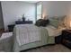 Spacious main bedroom featuring neutral paint, ceiling fan, and comfortable decor at 154 Hillsdale Dr, Archer Lodge, NC 27527