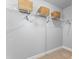 Walk-in closet featuring wire shelving and organized storage baskets at 1924 Fishamble # 23, Fuquay Varina, NC 27526