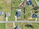 A bird's eye view of the house nestled within a well-maintained neighborhood at 2004 Yamacraw Dr, Knightdale, NC 27545
