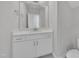 Minimal bathroom with a single sink and granite countertop at 2004 Yamacraw Dr, Knightdale, NC 27545