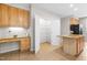 Spacious pantry with ample shelving and a convenient layout, located off the kitchen area at 203 Worsham Dr., Chapel Hill, NC 27516