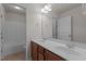 Bathroom features double sink vanity with modern fixtures and a bathtub at 2082 Weston Green Loop Loop, Cary, NC 27513
