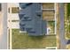 Aerial view of property showcasing the backyard patio and fence at 228 Shingle Oak Rd, Wake Forest, NC 27587