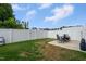 Cozy patio area and fenced backyard, ideal for relaxing and entertaining at 228 Shingle Oak Rd, Wake Forest, NC 27587