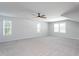 Spacious bedroom with neutral walls, carpet and a ceiling fan at 228 Shingle Oak Rd, Wake Forest, NC 27587