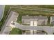 Overhead view of homes featuring well-manicured lawns and private driveways at 24 W Catalina Ct, Clayton, NC 27527