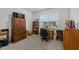 Office with a window and carpeted floor at 24 W Catalina Ct, Clayton, NC 27527