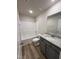 Bathroom with tub and shower combination and a granite vanity at 240 Eason Creek Way, Clayton, NC 27527