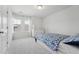 This bedroom has a window and carpeted floor at 241 Fishburn Dr, Apex, NC 27523