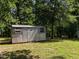 This shed offers practical outdoor storage solutions at 2434 Morningside Dr, Burlington, NC 27217