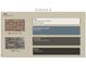 Selection Scheme with brick, stone, siding, and paint colors for trim, doors and shutters at 253 Hank Way, Angier, NC 27501