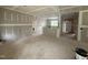 Under-construction interior view of a living space showing drywall and the entrance to the home at 2776 Rains Mill Rd, Princeton, NC 27569