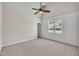 Spacious bedroom featuring carpet, neutral walls, ceiling fan and window with bright natural light at 3108 Lawson Walk Way, Rolesville, NC 27571