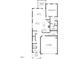 Detailed floor plan showing the layout of the home, including room dimensions at 323 Beacon Dr, Pittsboro, NC 27312