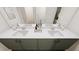 Bathroom with double sinks, stylish mirrors, and modern fixtures at 338 Beacon Dr, Pittsboro, NC 27312