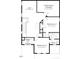Second floor floorplan showing loft, storage, two bedrooms, and a bathroom at 338 Beacon Dr, Pittsboro, NC 27312