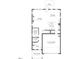 Detailed first floor plan showing the layout of the home including the Gathering room, kitchen and garage at 339 Beacon Dr, Pittsboro, NC 27312