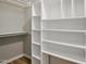 Spacious closet with built-in shelving, providing ample storage space at 3916 W Allen, Raleigh, NC 27603